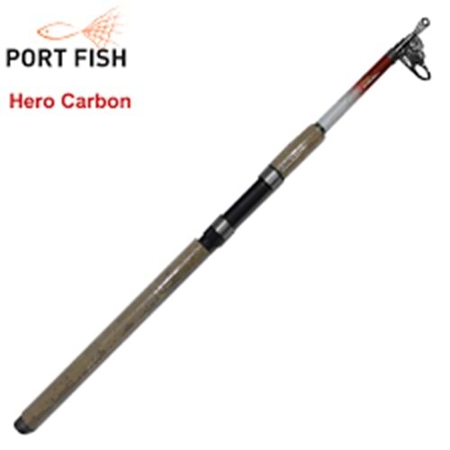 Portfish Hero Carbon Teleskopik Olta Kamışı 300 cm 40-80 gr