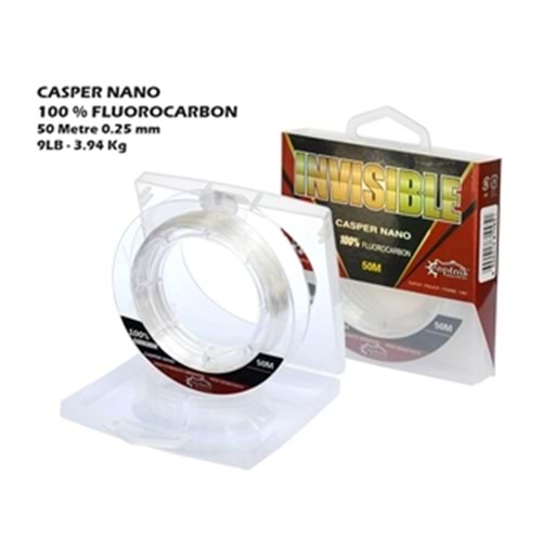 Captain Casper Nano %100 Fluoro Carbon Misina 50 m 25 mm